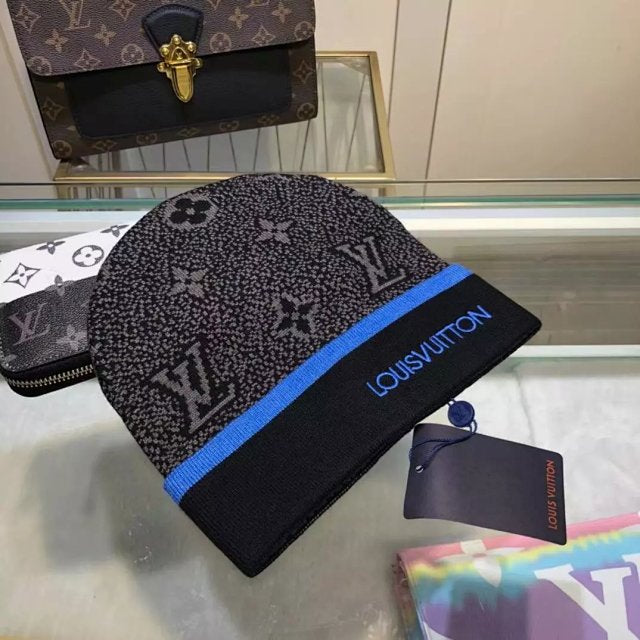 Louis Vuitton Mössa Monogram Blå